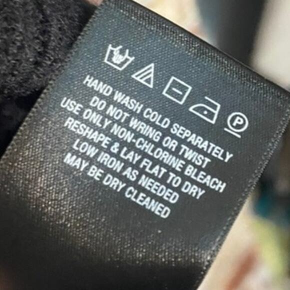 Anthropologie Knitted & Knotted Mock Neck Fuzzy Spotted Print Sleeve Sweater - Picture 12 of 14